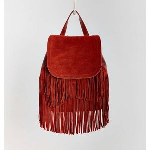 Ecote Urban Outfitters fringe backpack